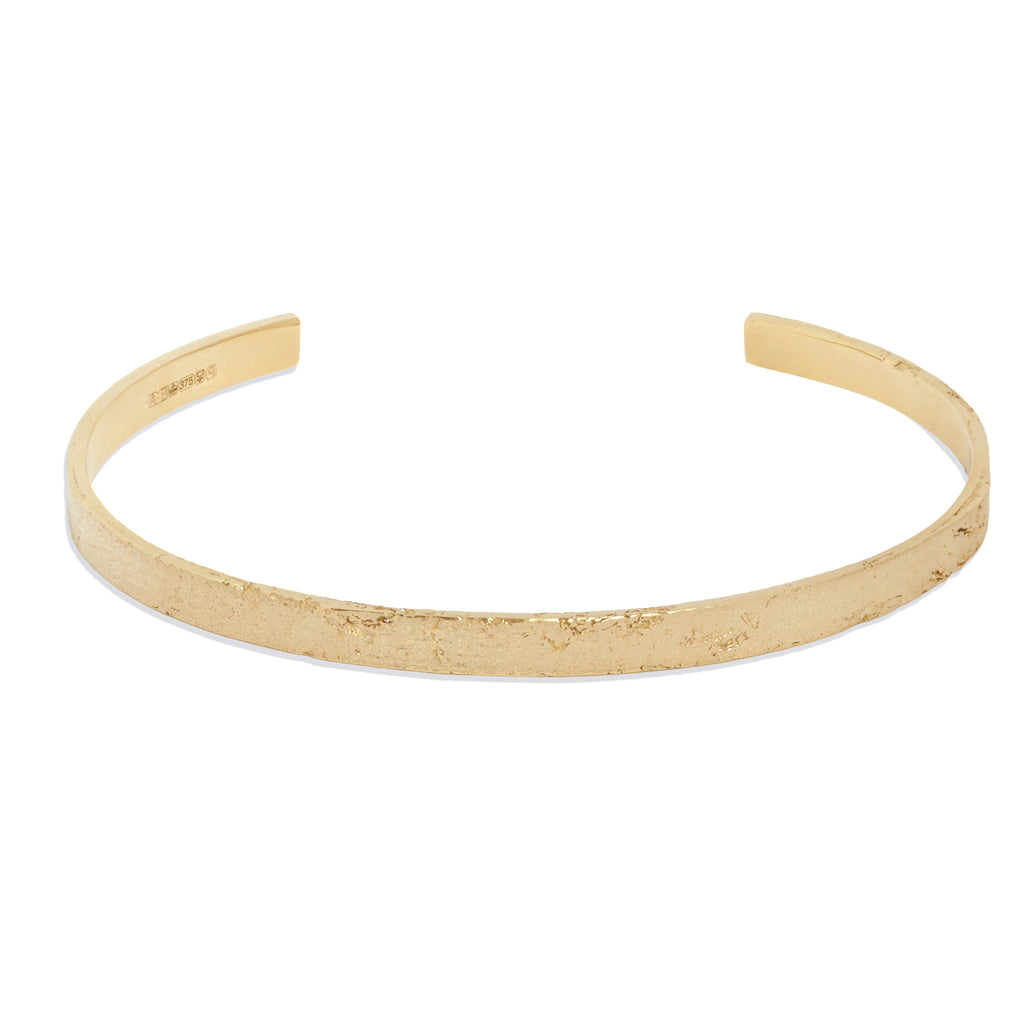 Men's Paper Cuff in Yellow Gold