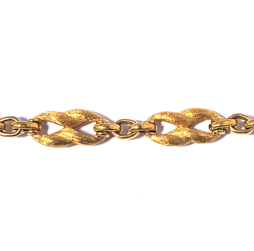 Vintage Christian Dior Figure 8 Chain Link Necklace, 1960s