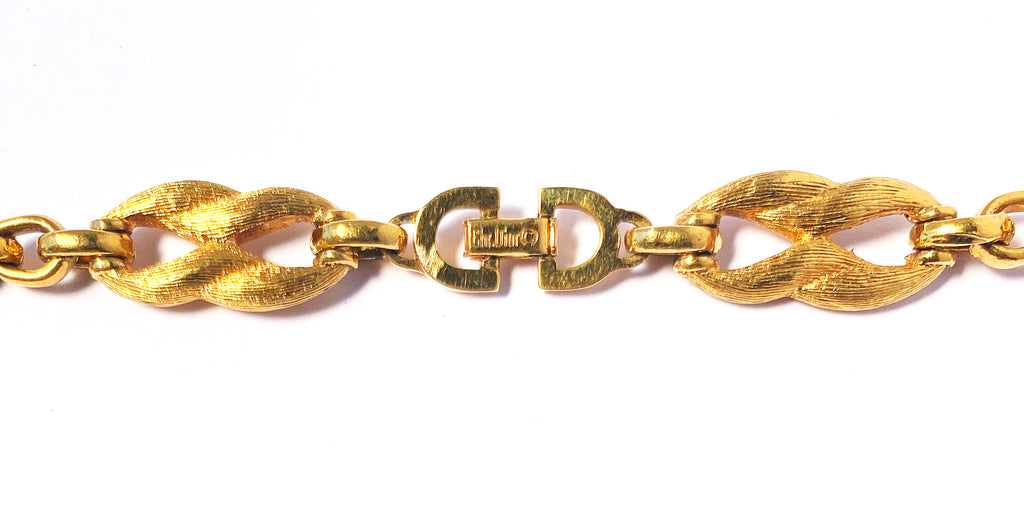 Vintage Christian Dior Figure 8 Chain Link Necklace, 1960s